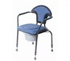 Able2 - Toiletstoel - hoogte verstelbare zithoogte van 46 tot 61 cm - blauw